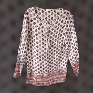 Artisan NY Anthropologie Flowy Boho Tunic Sz M